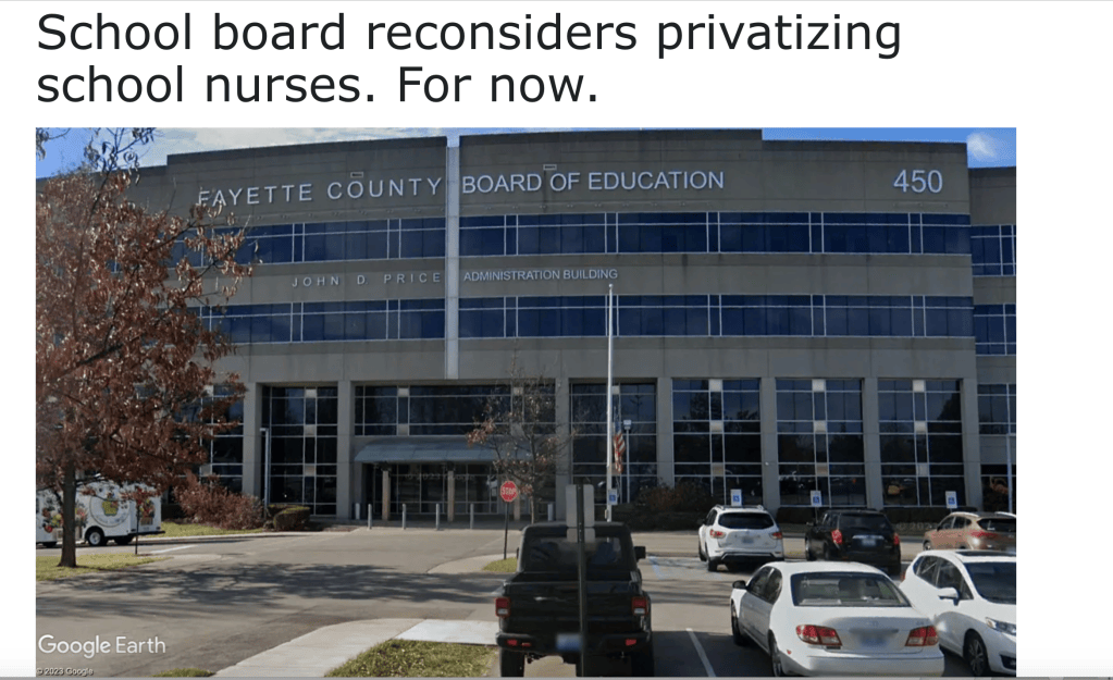 The Relentless School Nurse: Well, What Do You Know…Community Pushback ...